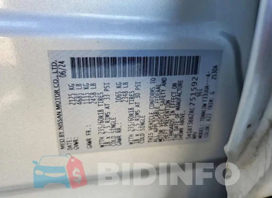 5N1BT3BB2RC751592 Photo# 13