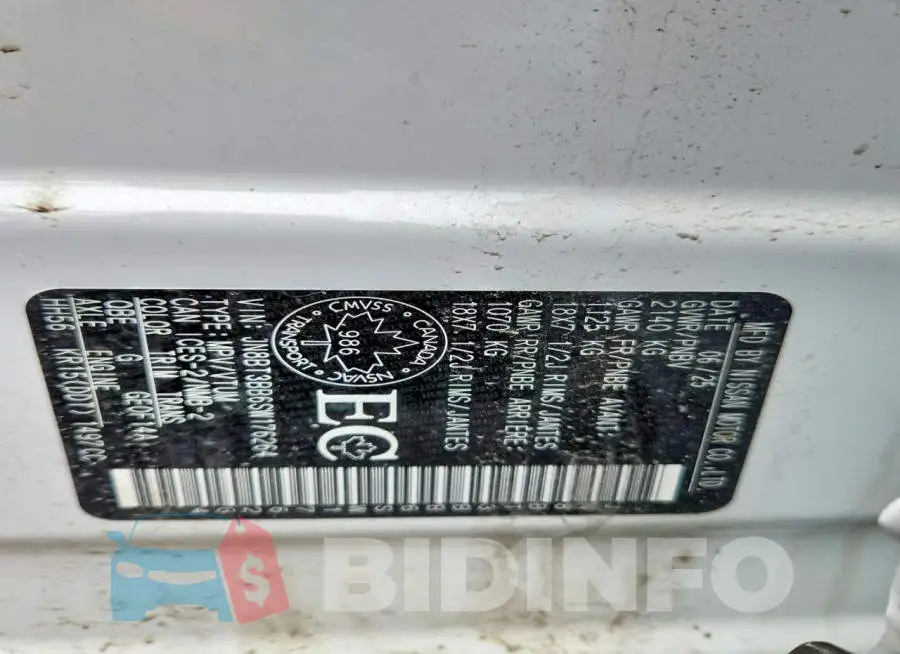 JN8BT3BB6SW176264 Photo# 13