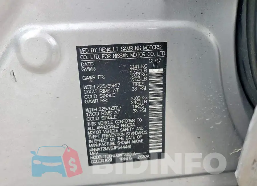 KNMAT2MV6JP544461 Photo# 13