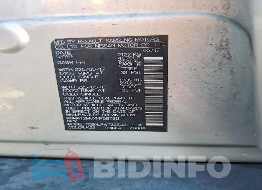 KNMAT2MVXHP587811 Photo# 13