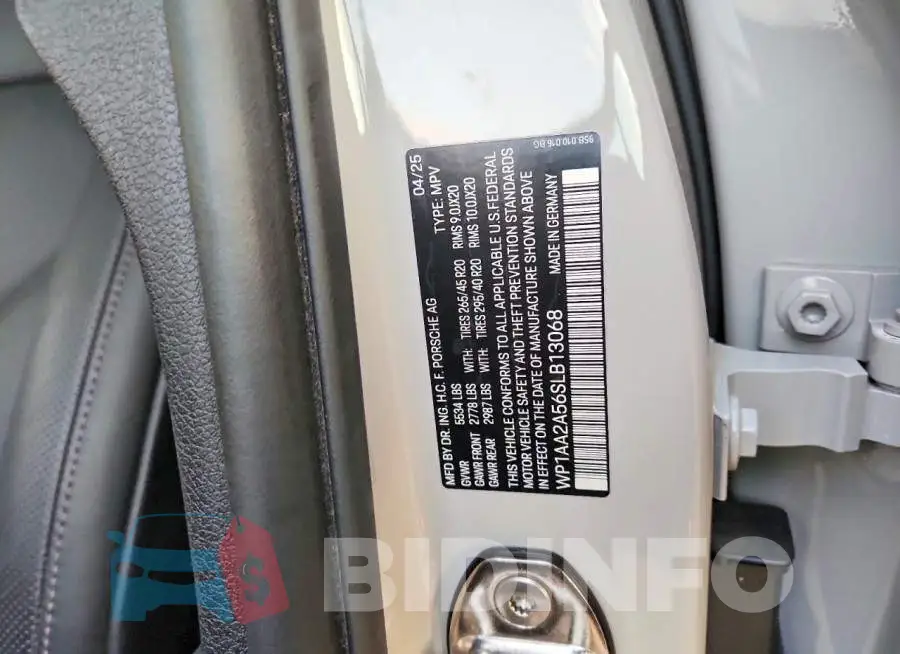 WP1AA2A56SLB13068 Photo# 13