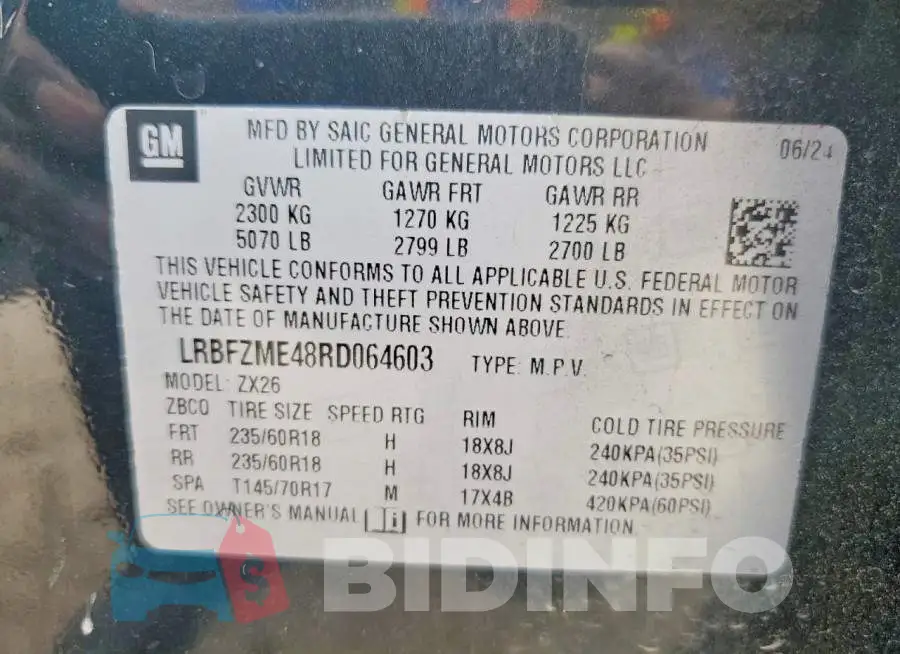 LRBFZME48RD064603 Photo# 13