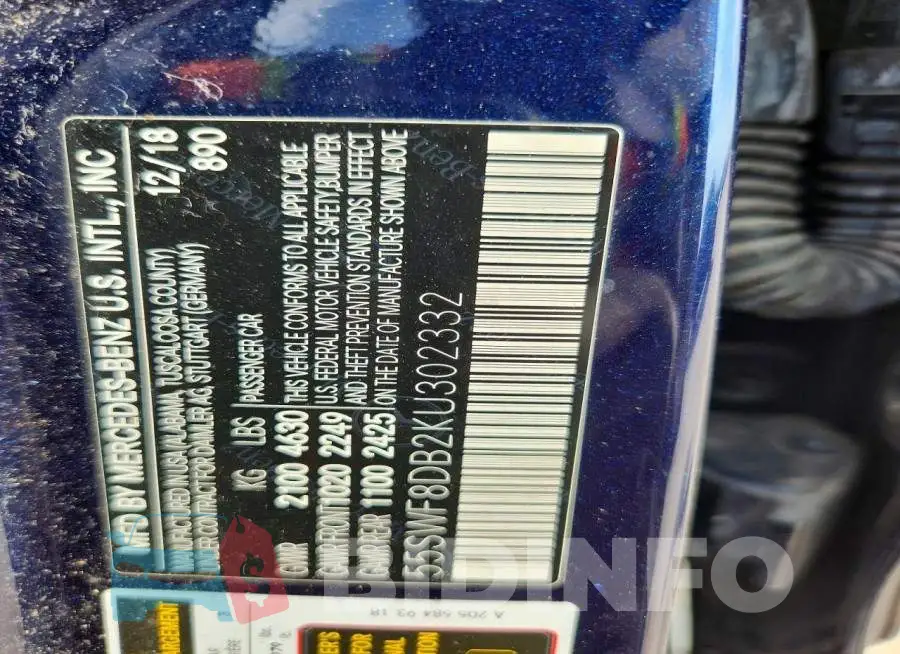 55SWF8DB2KU302332 Photo# 12