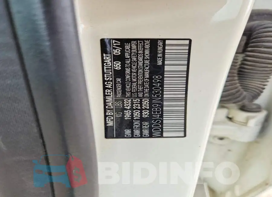 WDDSJ4EB9JN530498 Photo# 12