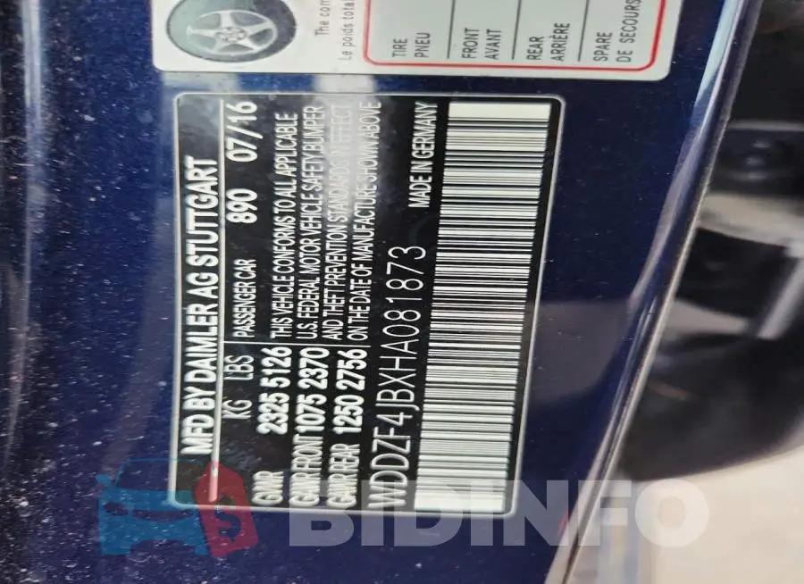WDDZF4JBXHA081873 Photo# 12