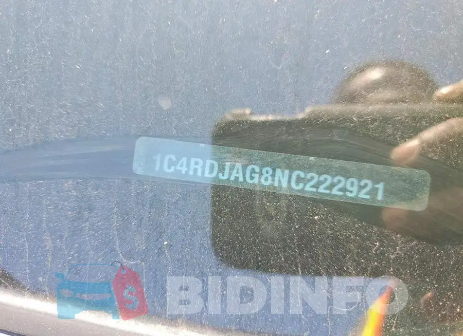 1C4RDJAG8NC222921 Photo# 13