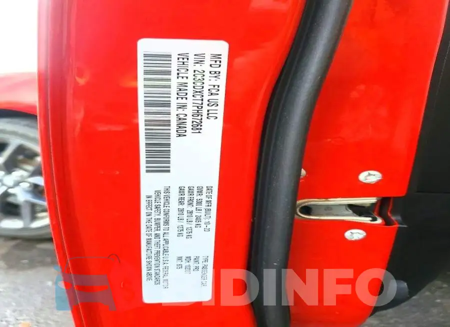 2C3CDXCT7PH672681 Photo# 13