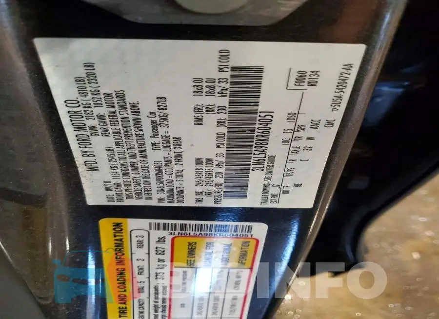 3LN6L5A98KR604051 Photo# 12