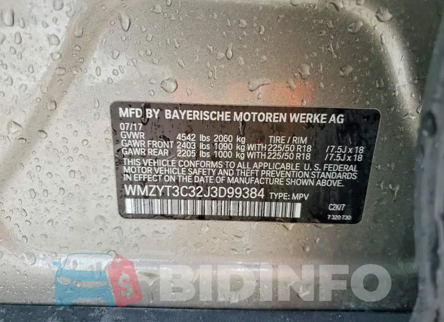 WMZYT3C32J3D99384 Photo# 12