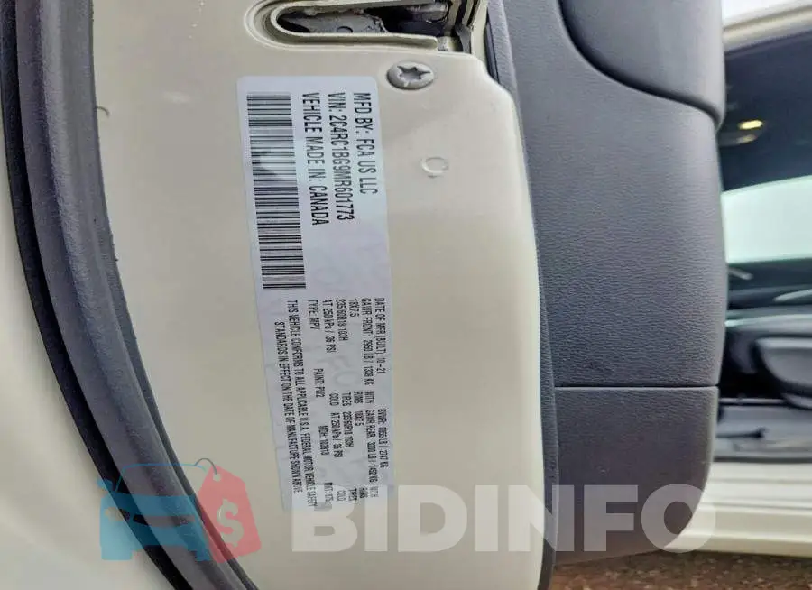2C4RC1BG9MR601773 Photo# 13