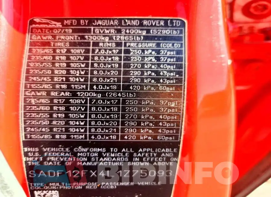 SADF12FX4L1Z75093 Photo# 12