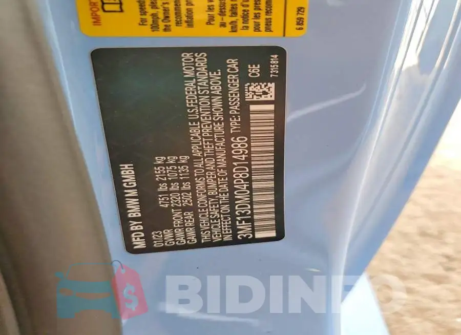 3MF13DM04P8D14986 Photo# 12