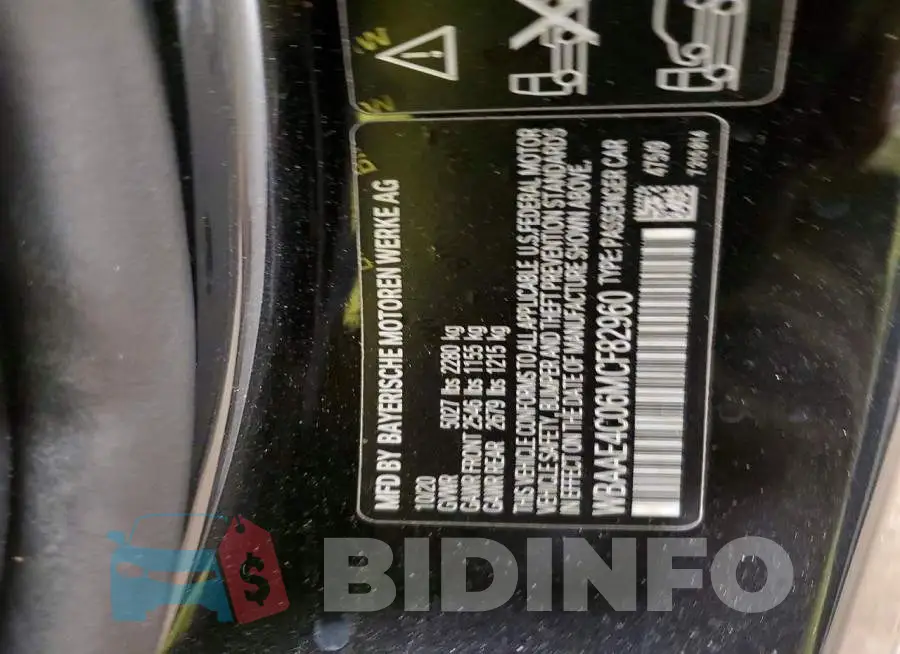 WBAAE4C06MCF82960 Photo# 13