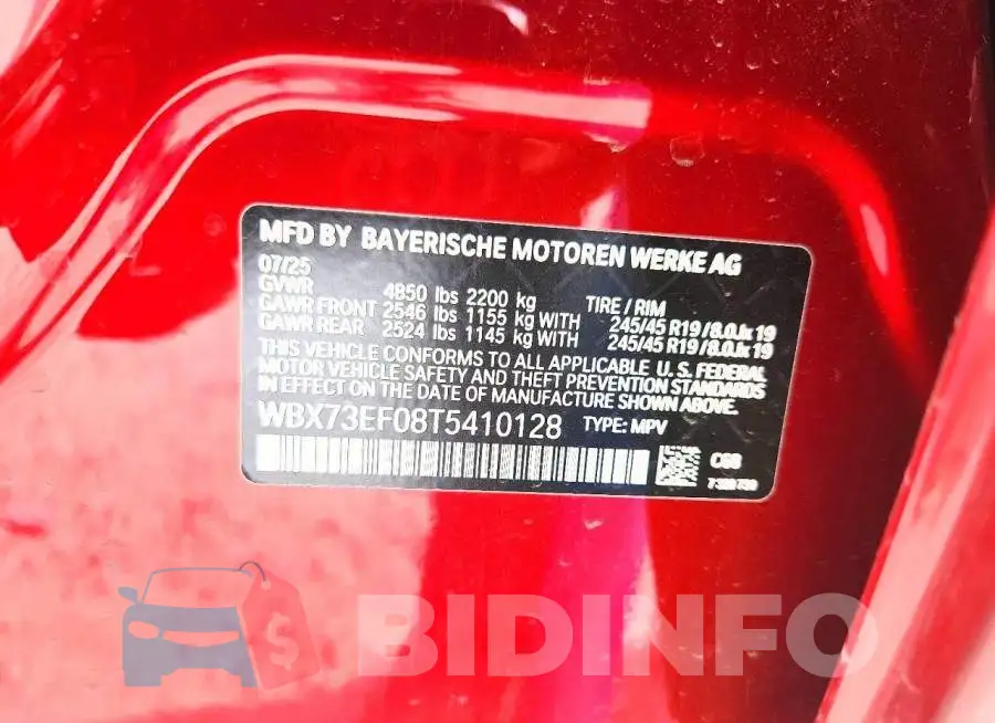 WBX73EF08T5410128 Photo# 12