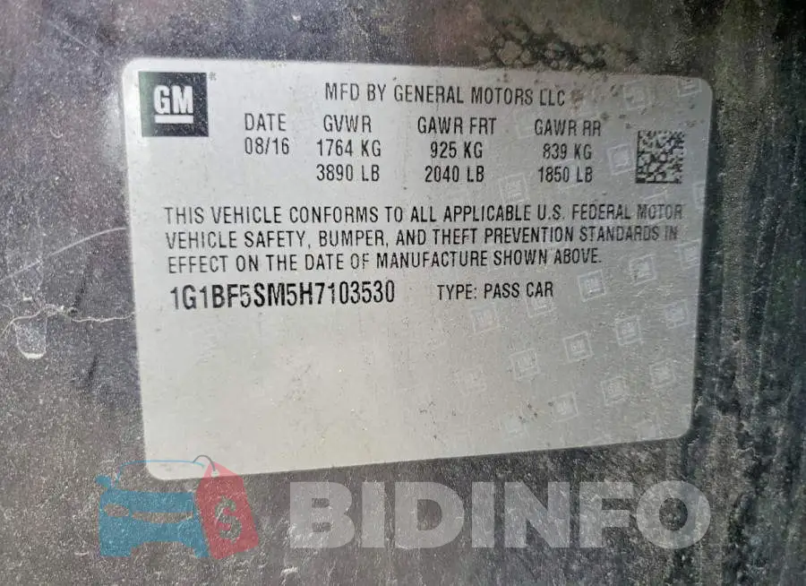 1G1BF5SM5H7103530 Photo# 12