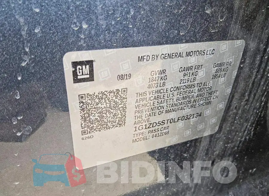 1G1ZD5ST0LF032134 Photo# 12