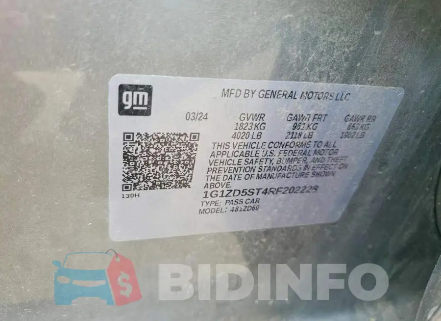 1G1ZD5ST4RF202228 Photo# 12