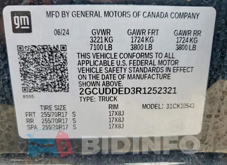 2GCUDDED3R1252321 Photo# 12