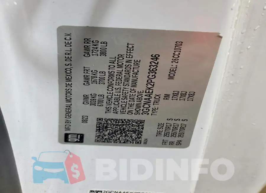 3GCNAAEK2PG363246 Photo# 12