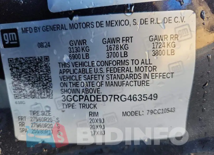 3GCPADED7RG463549 Photo# 12