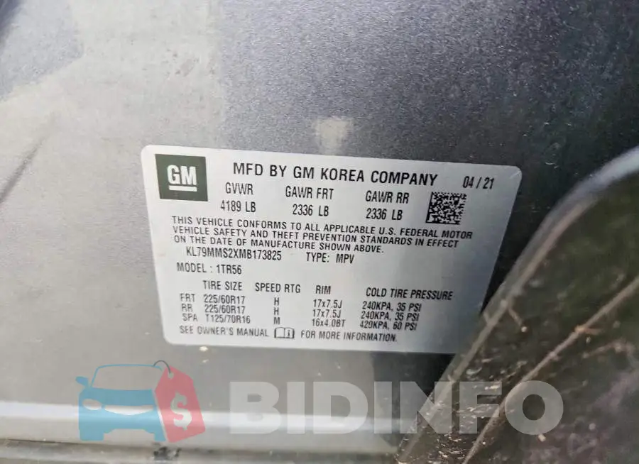 KL79MMS2XMB173825 Photo# 12