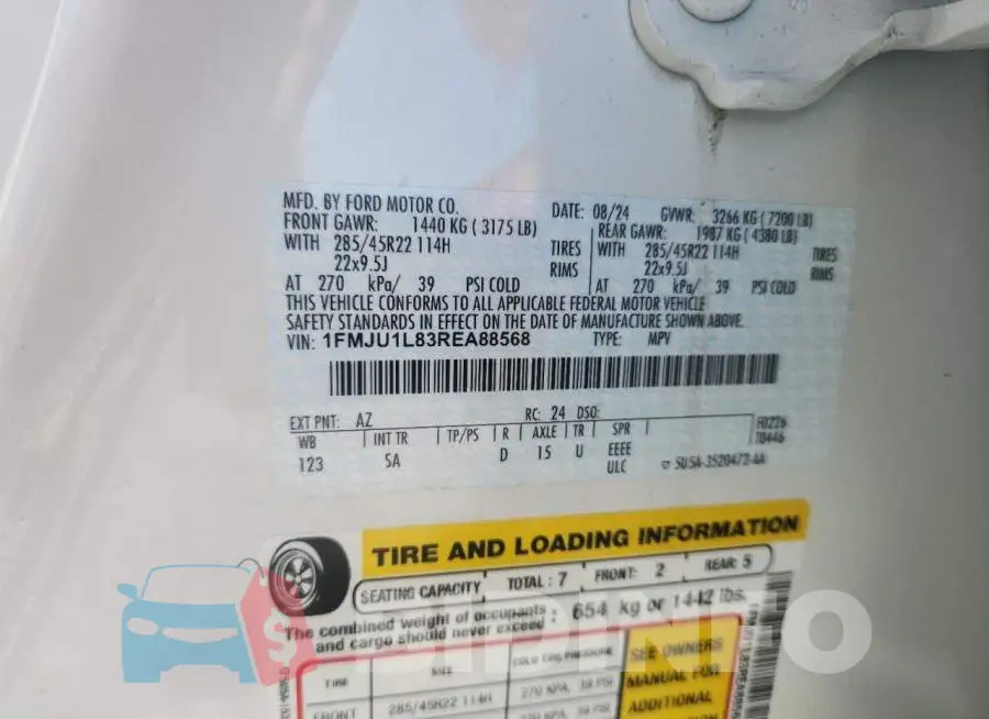 1FMJU1L83REA88568 Photo# 13