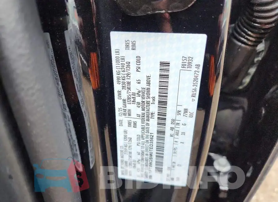 1FT8W2BM0TED35621 Photo# 12