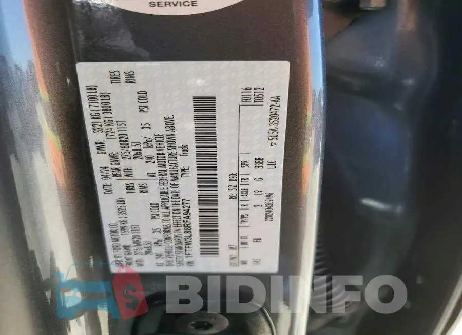 1FTFW3L88RFA94277 Photo# 12