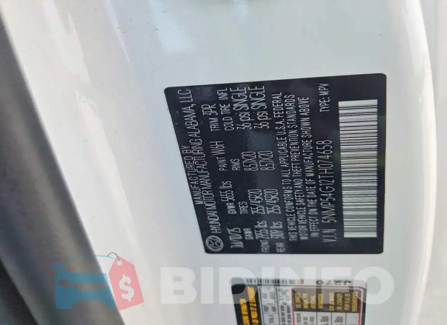 5NMP54G12TH074658 Photo# 14