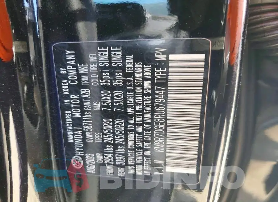KM8R7DGE8RU679447 Photo# 13
