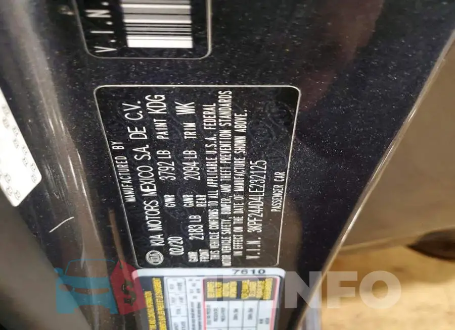 3KPF24AD4LE232125 Photo# 12