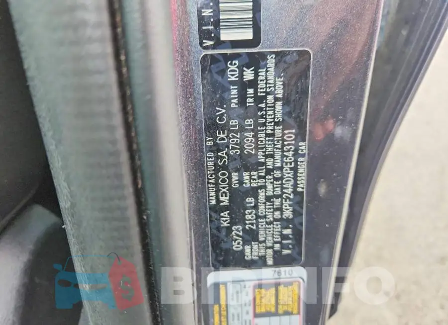 3KPF24ADXPE643101 Photo# 12