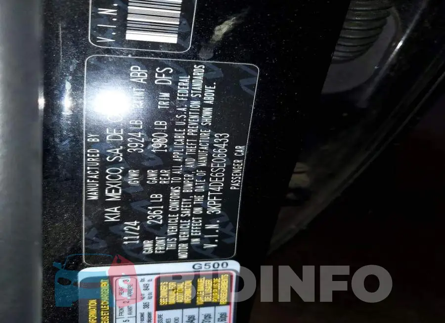3KPFT4DE6SE066433 Photo# 13