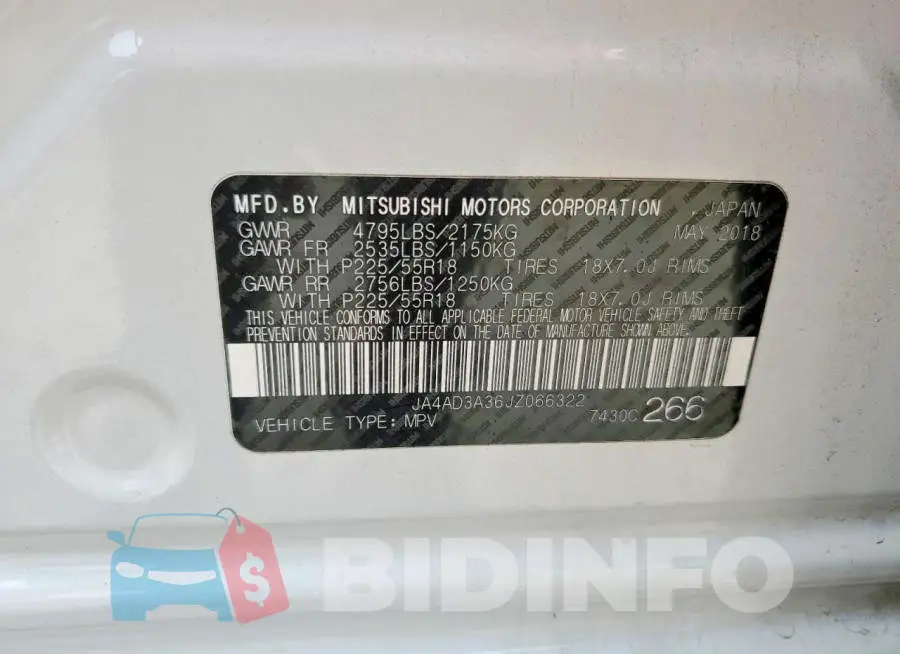 JA4AD3A36JZ066322 Photo# 13