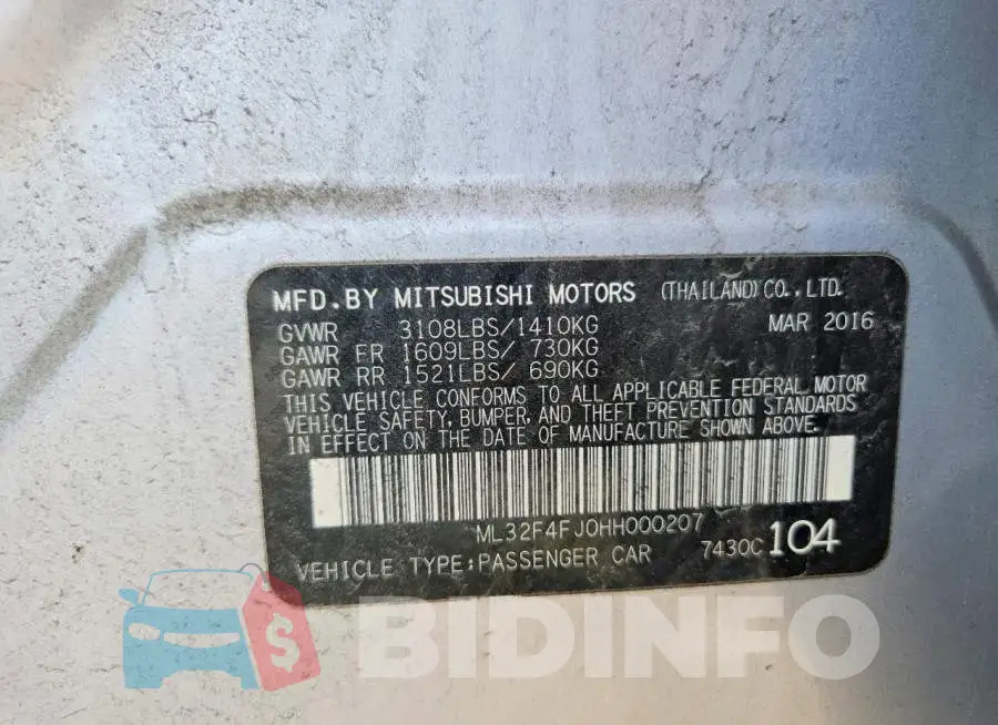ML32F4FJ0HH000207 Photo# 12