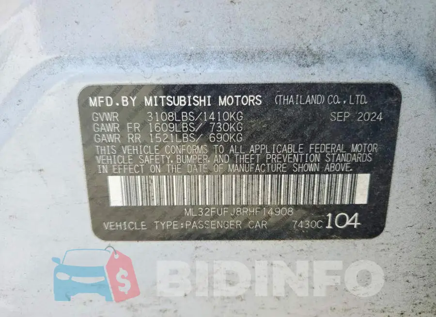 ML32FUFJ8RHF14908 Photo# 12
