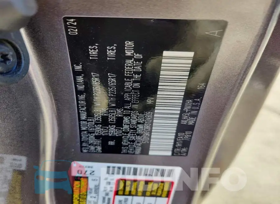 5TDYSKFC8RS124909 Photo# 13