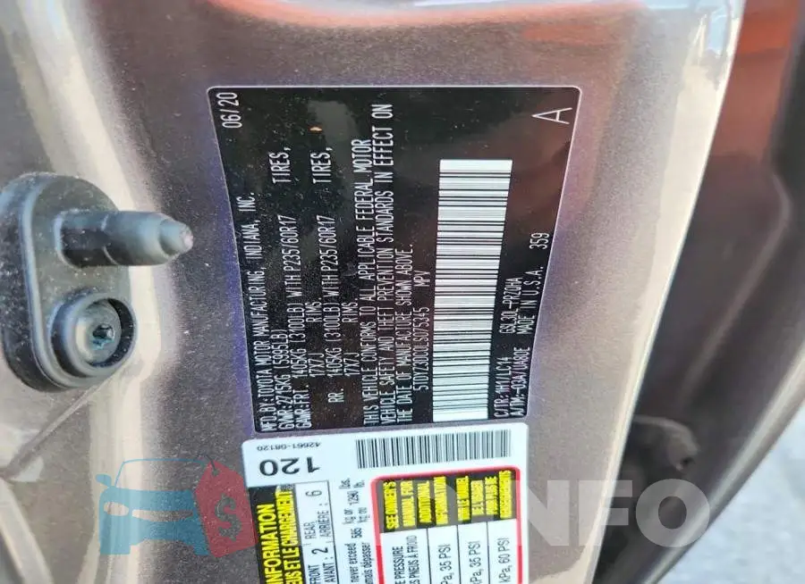 5TDYZ3DC0LS075345 Photo# 13