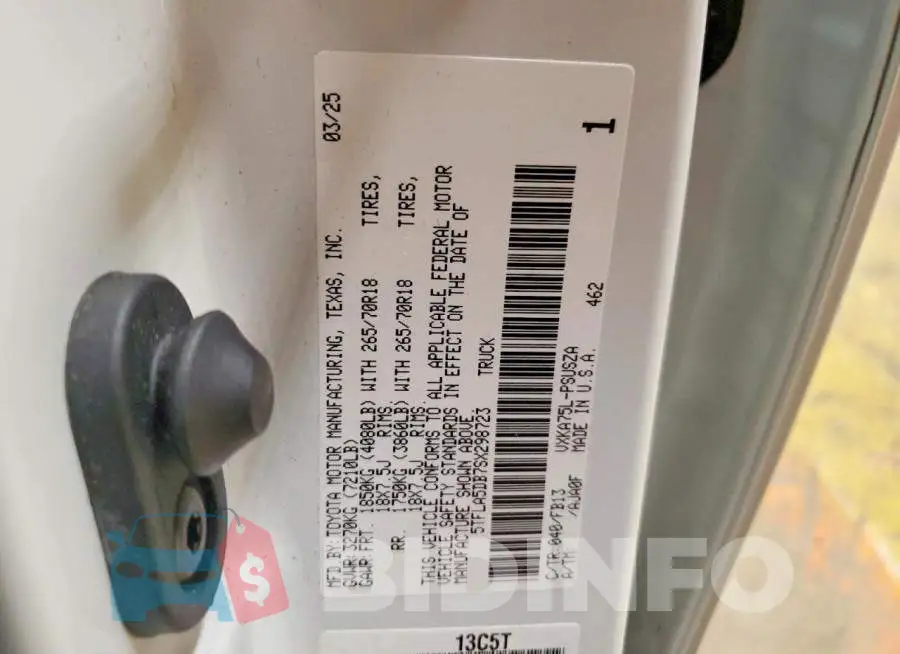 5TFLA5DB7SX298723 Photo# 12