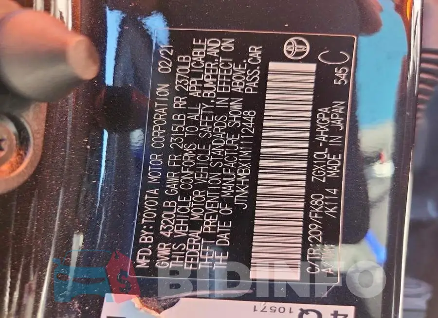 JTNKHMBX1M1112448 Photo# 12