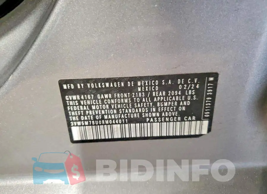 3VW5M7BU0RM044011 Photo# 12