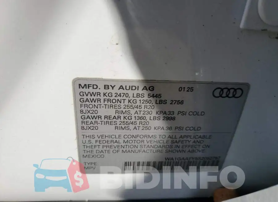 WA1GAAFY5S2052787 Photo# 12