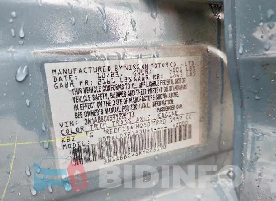3N1AB8CV5RY225170 Photo# 12