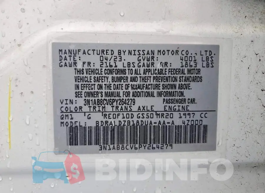 3N1AB8CV6PY264279 Photo# 13