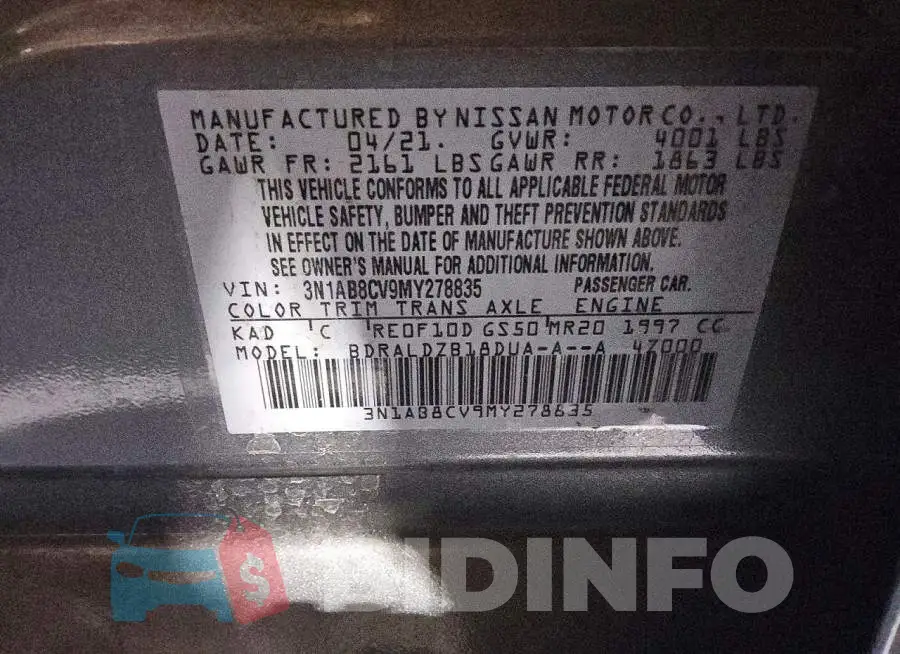 3N1AB8CV9MY278835 Photo# 12
