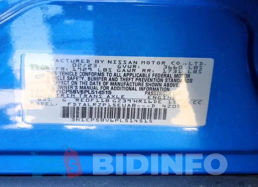 3N1CP5BV6PL514515 Photo# 13