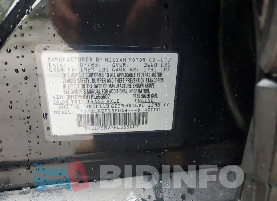 3N1CP5BV7PL555607 Photo# 12