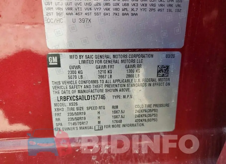 LRBFXCSA0LD157746 Photo# 13