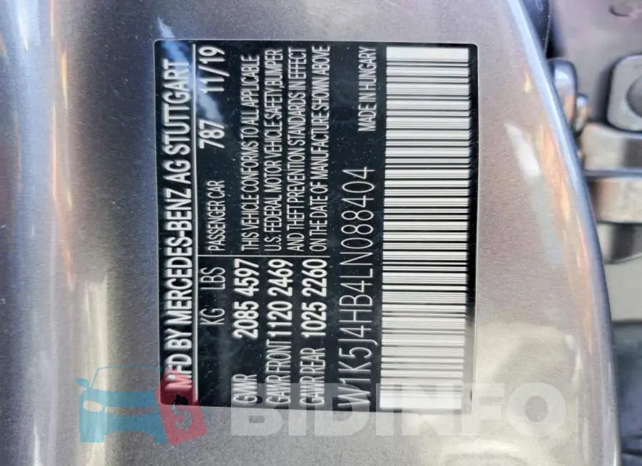 W1K5J4HB4LN088404 Photo# 13