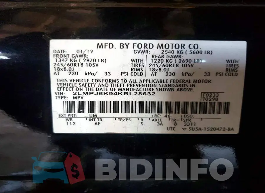 2LMPJ6K94KBL28632 Photo# 12